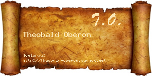 Theobald Oberon névjegykártya